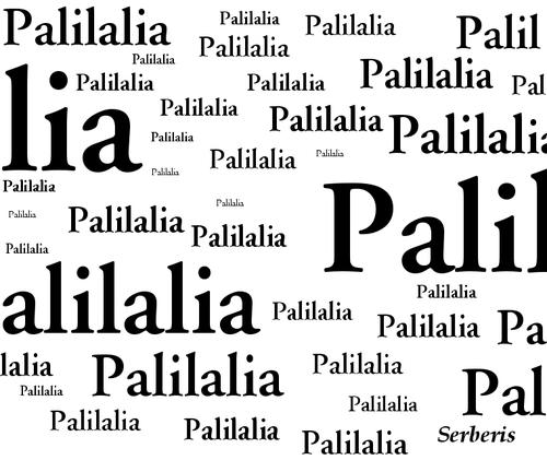 Palilalia